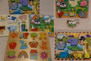 Wooden Jigsaw Puzzles X 4