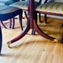 Extendable Mahogany Dining table + 6 chairs Image 5