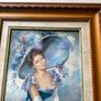 Vintage Style Portrait Print in Ornate Frame Image 6