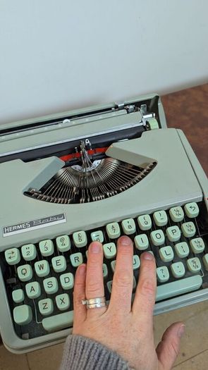 Vintage Hermes Baby typewriter