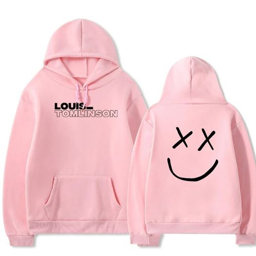 Louis Tomlinson Hoodie The Signature Comfort and Charm of Louis's Exclusive Apparel. Louis Tomlinson Merch Shirt, Louis Tomlinson smiley hoodie for adults and kids