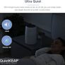 Air Purifier for Bedroom Home, Quiet HEPA Filter Cleaner with Fragrance Sponge & 3 Speed for Better Sleep, Air Frenshener, Allergies, Dust, Pet Dander, Odour, Smoke, Office, Desktop, Core Mini Image 6