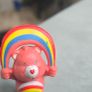 Cheer Rainbow Bear Carebear Mini Figure 1983-1984 Kenner A.G.C. Image 2