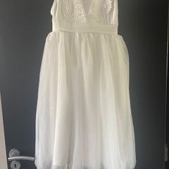 Girls white communion/flower girl/occasion dress age 7