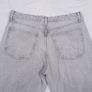 Zara Light Grey Stone Wash High Waisted Straight Leg Denim Jeans 16UK/44EU Image 7