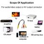 3.5mm to 3RC.A Input Adapter for speakers/sound system and TV Image 4