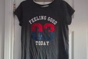 Reversible sequin Tshirt, size 8