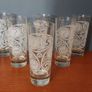 Fabulous Set of Six Vintage Irish Mist Celtic Design Etched/Frosted Highball Glasses, Made in Italy, Mint Condition Image 3