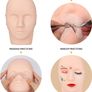Eyelash Extension Kit, with Mannequin Head Practice Exercise Set, Training Lash Extension Supplies for Beginners Include Individual Lashes Glue Tweezers and Training Lashes (FREE POSTAGE) Image 6