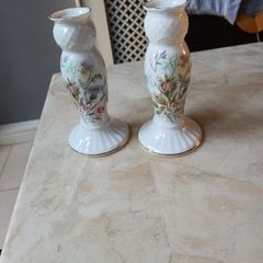 Aynsley Wild Tudor  Candlesticks  (Pair)