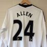 Swansea City FC. Official Adidas Mens Home Long Sleeved Jersey. Season 2011/2012. Number 24 Joe Allen. Image 4