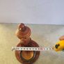 storage water well souvenirs of carved wood marked templo tibidabo from Spain Image 3