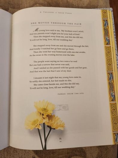 A Treasure Of Irish  Verse. Edited By David Gibbon. First Edition Hardback With Dustjacket In Very Good Condition. 36.
