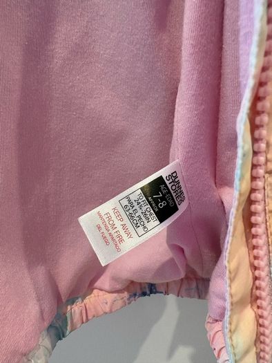 Girls light windbreaker 7-8 yrs