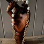 COS Freshwater Pearl gold plated cable chain necklace brand new Image 8