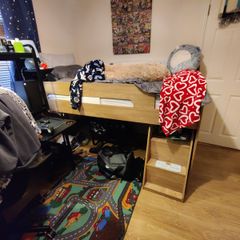 Loft bed with 20cm mattress