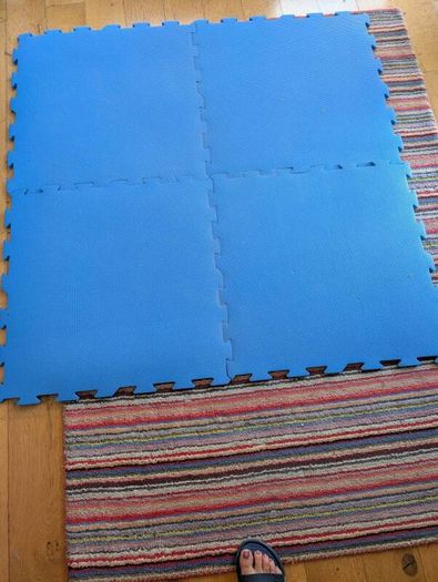 Activity Mat 2 x 2 feet with all 4 pieces combined