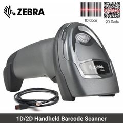 Zebra DS46 Handheld Corded 1/2D Codes Reader USB Barcode Scanner/ Used