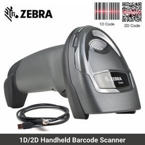 Zebra DS46 Handheld Corded 1/2D Codes Reader USB Barcode Scanner/ Used