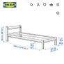 Single bed and matress Image 2