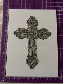 Tattered lace cross cutting die