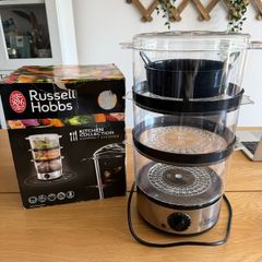 Rusell Hobbs compact steamer, like new, barely used.