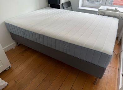ikea lyngor bed 140cm wide standard double  1 year old