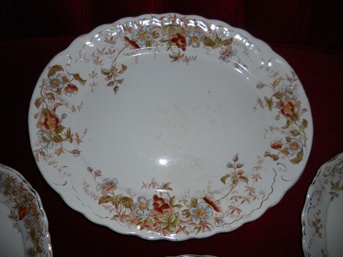 4 Antique "Osbourne/B.M&T" Service Plates.