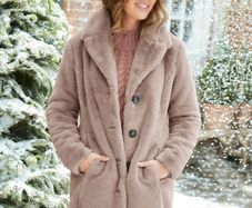 Stunning Cotton Traders Sofia Fake Fur Jacket