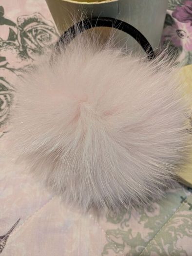 Baby pink Fur ear muffs