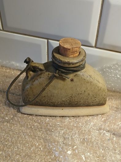 Vintage Trema Pottery Brandy flask