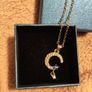 Celestial Necklace  Moon, Star & Sparkle Charm Image 9