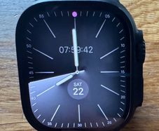 Apple Watch Ultra 3 49mm Titanium Black with spare new straps