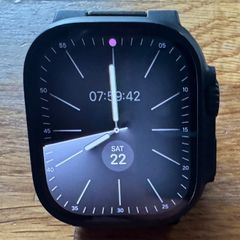 Apple Watch Ultra 3 49mm Titanium Black with spare new straps