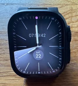 Apple Watch Ultra 3 49mm Titanium Black with spare new straps