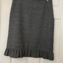 Avoca Herringbone Wool Mix Skirt - Size 2 Image 2