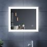NEW SALE | 600x500mm Bathroom Mirror With Lights, Horizontal Vertical/Sensor Switch LED Illuminated Bath Vanity Wall-Mounted Mirrors Image 2