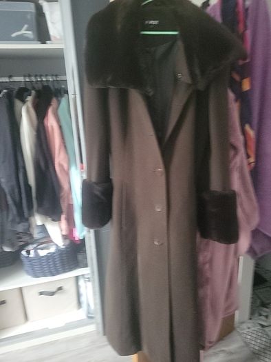 brown coat size 12