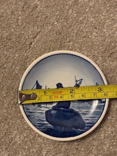 Vintage Royal Copenhagen Langelinie Little Mermaid miniature plate or coaster
