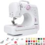 Sewing Machine for beginners with Instructional DVD, 5 Languages Manual, 53 PCS Accessories, 12 Build-in Stitches, 2 Speeds Double Thread (FREE POSTAGE) Image 4