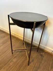 Side table with storage