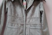 New suede coat 14 tag attached