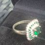 Stunning Vintage 925 Sterling Silver Ladies Cocktail Ring Image 4