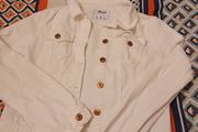 White denim jacket