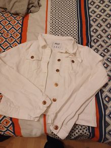 White denim jacket