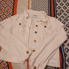 White denim jacket
