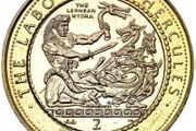 Gibraltar 2 Pound 1998 Hercules Series - The Lernean Hydra