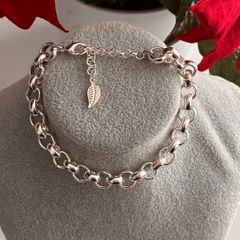 Silver Plated Rolo Bracelet
