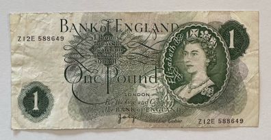 England 1 Pound Banknote
