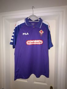 AC Fiorentina 1997/97 Retro Jersey, Gabriel Batistuta 9.